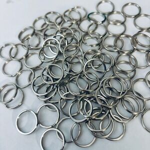 Stainless Steel 15mm Split Rings, 85pcs, NWT